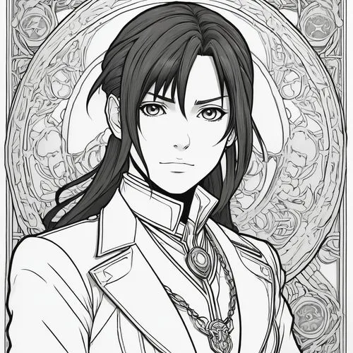 hijikata,guren,hasebe,xuanwei,toshiie,katsura,Illustration,Black and White,Black and White 13