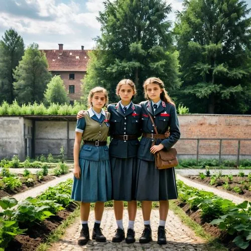 theresienstadt,postulants,policewomen,czechoslovaks,schoolfriends,bavarians,terezin,sternfeld,belarusians,estonians,kindertransport,schutztruppe,vintage girls,schola,sound of music,treblinka,the order of the fields,maidservants,lithuanians,premonstratensians,Photography,Documentary Photography,Documentary Photography 11