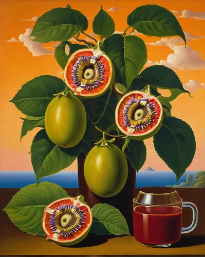 coffee fruits,fruit tree,orange tree,ackee,kona coffee,lemon tree,arabica,tangerine tree,summer still-life,tangerine fruits,ceylon tea,still-life,caffè americano,espressino,khokhloma painting,cuban espresso,fruit tea,tea still life with melon,tamarillo,pome fruit family,Art,Artistic Painting,Artistic Painting 06