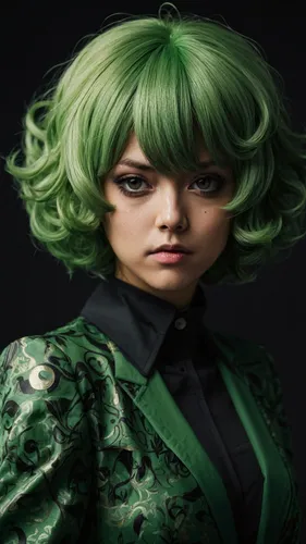 kotobukiya,patrol,doll's facial features,green paprika,designer dolls,female doll,fashion dolls,green skin,realdoll,pesto,alm,lily pad,aaa,green,cosplay image,medusa gorgon,emerald,collectible doll,distressed clover,green snake