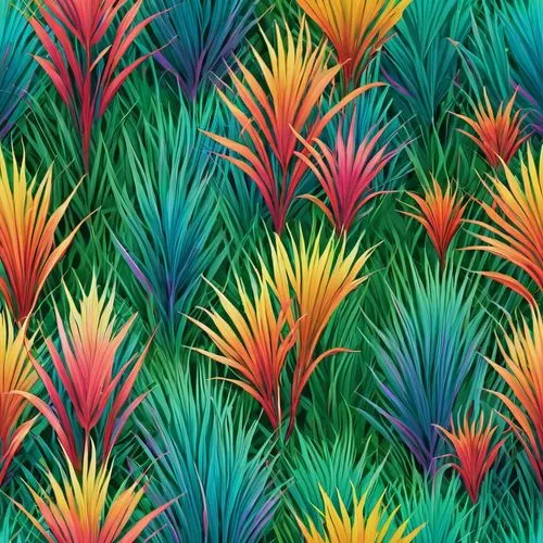 tropical floral background,parrot feathers,pineapple background,tropical digital paper,tropical leaf pattern,palm branches,pineapple wallpaper,cordyline,bromelia,birds of paradise,ornamental grass,color feathers,colorful background,bromeliads,palmettos,bromeliaceae,pitcairnia,tenuifolia,tropical birds,colored pencil background,Illustration,Abstract Fantasy,Abstract Fantasy 10