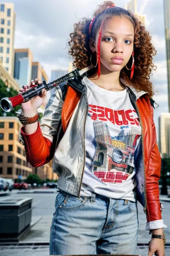 girl with gun,woman holding gun,girl with a gun,concrete background,afroamerican,hip hop music,holding a gun,digital compositing,artificial hair integrations,music artist,african american woman,afro-american,ash leigh,portrait photography,african-american,fusion photography,book,social,music on your smartphone,hip-hop dance