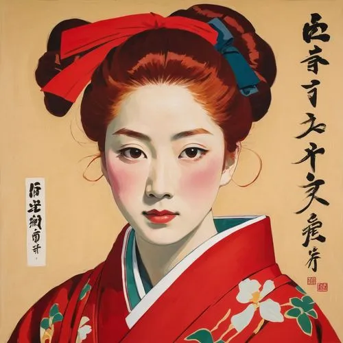 maiko,uemura,geiko,geisha girl,geisha,geishas,Art,Artistic Painting,Artistic Painting 40