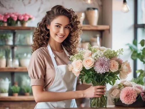 florist,florists,flower shop,carnations arrangement,flower arranging,establishing a business,spring carnations,pink carnations,cut flowers,floristic,manageress,holding flowers,bouquets,bouquet of carnations,floral arrangement,flower arrangement,cauliflower roses,beautiful girl with flowers,flower arrangement lying,pink lisianthus,Conceptual Art,Sci-Fi,Sci-Fi 06