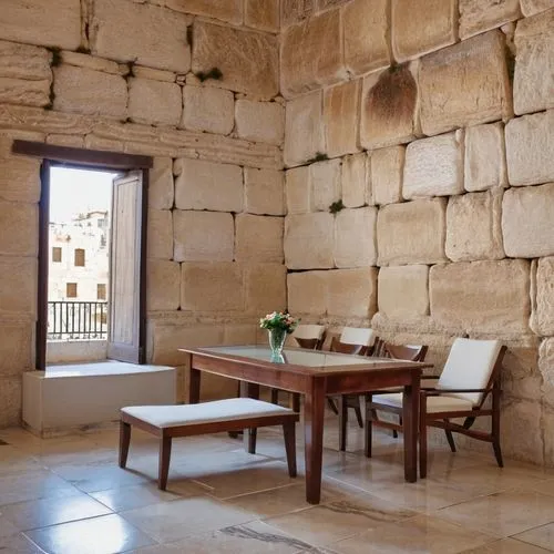 celsus library,kotel,monastery israel,tarxien,western wall,cloistered,narthex,conversano,caesarea,histadrut,umayyad palace,alcove,tirtzu,alcoves,mdina,wailing wall,latrun,travertine,qasr amra,mikveh,Photography,General,Realistic