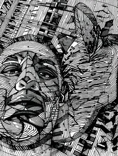 woodcut,pen drawing,serigraphy,printmaking,cubism,escher,biro,distorted,abstract cartoon art,city ​​portrait,hand-drawn illustration,ink painting,handdrawn,blotter,ilustration,biomechanical,crumpled paper,newsprint,zentangle,book illustration,Design Sketch,Design Sketch,None