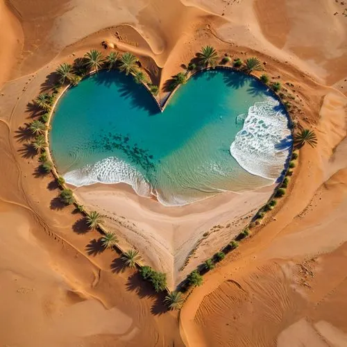 watery heart,libyan desert,love heart,love earth,siwa,lover's beach,Photography,General,Natural