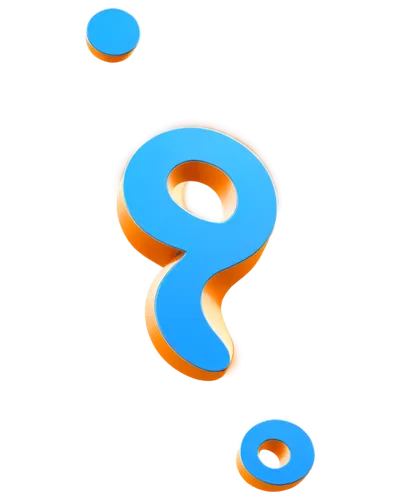 Animated question mark, 3D model, shiny metallic surface, blue and white gradient colors, hovering in mid-air, rotating slowly, spotlight effect, deep shadow, high contrast, futuristic composition, dy