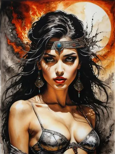 wonderwoman,wonder woman,wonder woman city,super heroine,fantasy woman,warrior woman,the enchantress,super woman,sorceress,fantasy art,goddess of justice,dusshera,female warrior,art painting,polynesian girl,david bates,heroic fantasy,voodoo woman,indian art,indian woman,Illustration,Vector,Vector 14