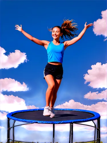 trampoline,trampolining--equipment and supplies,trampolining,jumping,leap for joy,flying girl,jumps,jumping rope,jump rope,children jump rope,flying disc,jump,high jump,tumbling (gymnastics),believe can fly,leaping,balancing on the football field,vault (gymnastics),i'm flying,levitating,Illustration,Paper based,Paper Based 23