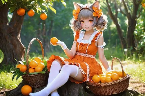 tangerines,oranges,orange fruit,tangerine fruits,fresh orange juice,half of the oranges,citrus,apricots,cute fox,apricot,orange tree,vitamin c,satsuma,kumquat,oranges half,mikan,clementines,mandarin oranges,mandarina,orange,Conceptual Art,Fantasy,Fantasy 06