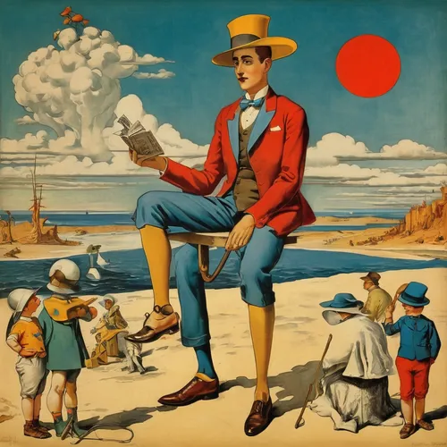 Witness the magic of cool pictures capturing unforgettable moments,vintage illustration,vintage books,child with a book,vintage ilistration,man with a computer,pilgrim,juggler,advertising figure,vinta