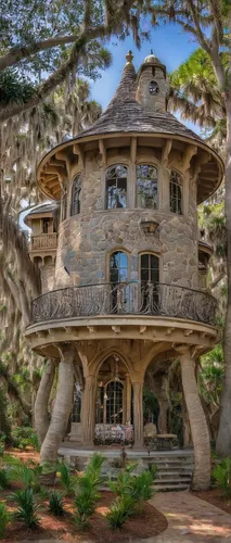 tree house,tree house hotel,treehouse,crooked house,two story house,knight house,palo alto,multi-story structure,large home,outdoor structure,flock house,round house,witch's house,frame house,stone house,timber house,house in the forest,garden elevation,gazebo,stone palace,Illustration,Realistic Fantasy,Realistic Fantasy 02