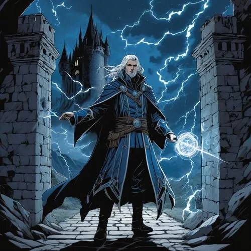 raistlin,aegon,mughul,seregil,sorcerer,thunderer,maester,drizzt,triwizard,strahd,lankhmar,hohenheim,magus,wizard,the wizard,elminster,gandalf,god of thunder,steinborn,eisenhardt,Illustration,Black and White,Black and White 12