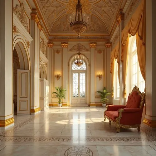 royal interior,entrance hall,villa cortine palace,ornate room,cochere,hallway,interior decor,corridor,ritzau,enfilade,foyer,villa farnesina,ballroom,neoclassical,palazzo,lobby,interiors,sapienza,sitting room,palladianism,Photography,General,Realistic