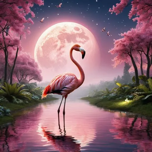 pink flamingo,flamingo,greater flamingo,flamingos,flamingoes,two flamingo,pink flamingos,flamingo couple,nature background,fantasy picture,flamingo pattern,swan lake,nature wallpaper,roseate spoonbill,crane,lawn flamingo,landscape background,pink dawn,constellation swan,full hd wallpaper