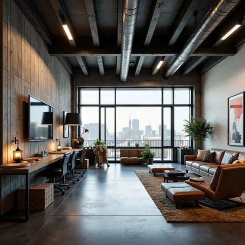 loft,lofts,apartment lounge,modern decor,penthouses,contemporary decor,living room,interior modern design,livingroom,modern living room,interior design,apartment,modern minimalist lounge,shared apartment,concrete ceiling,modern room,sky apartment,great room,an apartment,home interior