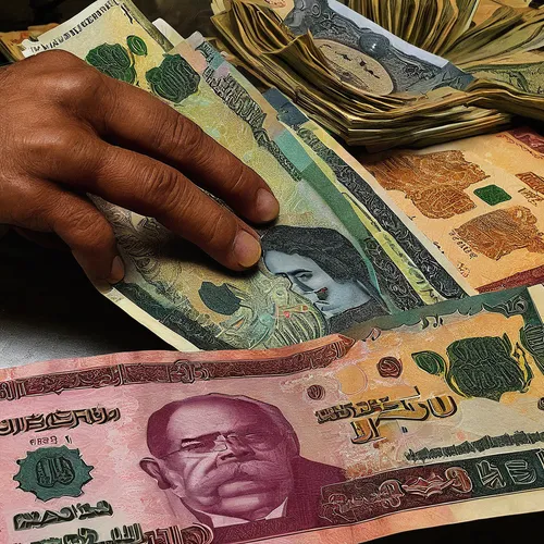 Imagine a scenario where the value of the Iraqi dinar suddenly skyrockets. Write a news article describing the impact on the economy.,south africa zar,south african rand,nigerian naira,ghanaian cedi,n