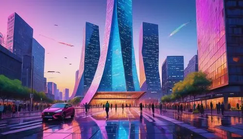 futuristic architecture,esteqlal,futuristic art museum,astana,costanera center,cybercity,azrieli,guangzhou,mubadala,toronto city hall,futuristic landscape,baku,hongdan center,glass building,skylstad,rotana,difc,zhengzhou,zeil,vdara,Conceptual Art,Daily,Daily 31