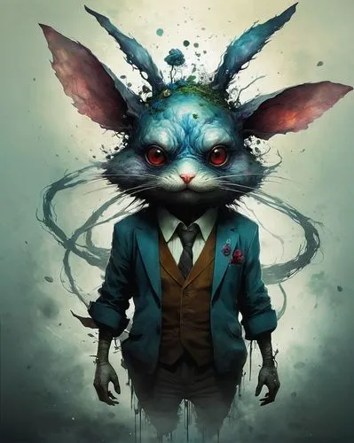 bioshock,psychonauts,splichal,starfox,splicer,chua,bartok,splicers,conjuror,vap,illusionist,hatter,oddworld,wildstar,renard,foxman,hipotecario,fables,psychopomp,sci fiction illustration,Illustration,Abstract Fantasy,Abstract Fantasy 01