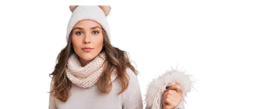 white fur hat,scarf animal,knitted cap with pompon,hat womens filcowy,knitting clothing,fur clothing,fur,dog clothes,feather headdress,knit hat,hat womens,women's hat,woman's hat,womans seaside hat,the hat-female,girl on a white background,artificial hair integrations,polar fleece,costume accessory,white winter dress,Art,Classical Oil Painting,Classical Oil Painting 20