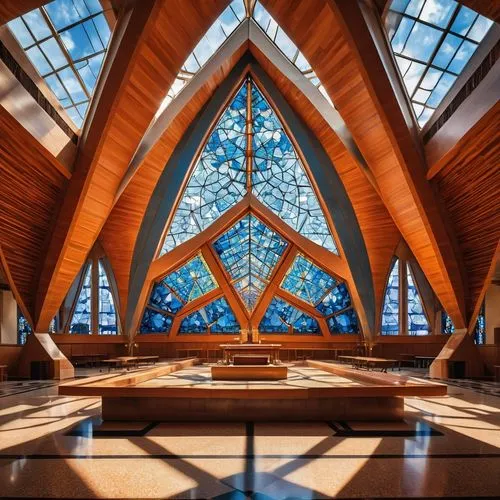 christ chapel,forest chapel,glass roof,clerestory,wooden church,chapel,stained glass,snohetta,structural glass,hall roof,church windows,wood window,stained glass windows,tekapo,symmetrical,glass pyramid,ubc,glass window,dome roof,pilgrimage chapel,Photography,General,Realistic