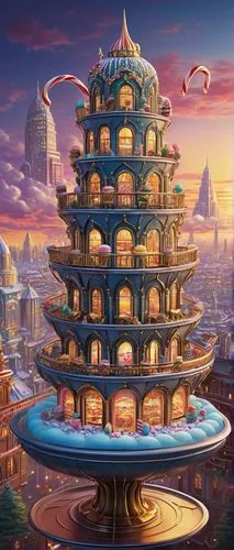 palyul,fantasy city,hall of supreme harmony,citadels,pagodas,asian architecture,ancient city,stone pagoda,chortens,yamatai,dragon palace hotel,gopura,fengshui,babel,turtle tower,rongfeng,superstructures,kunplome,tianxia,forteresse,Illustration,Realistic Fantasy,Realistic Fantasy 41