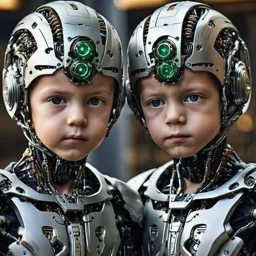 Borg Assimilated Twin Boys, Compliance, Perfection, Resistance Is Futile, Singularity,Corrupted Boys, Robotization,Collective Consciousness,Adapt,Reprogrammed,Robotized,automatons,cyborgs,terminators,