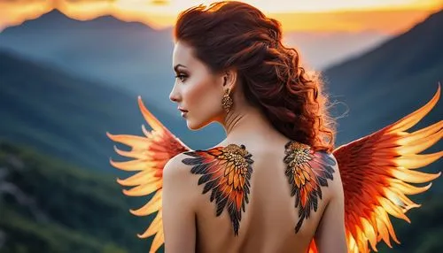 fire angel,angel wings,pheonix,angel wing,firebird,hawkgirl,winged heart,mulawin,firebirds,angelfire,phoenixes,winged,aramean,dawnstar,uniphoenix,plumes,firehawks,fantasy art,seraphim,wings,Photography,Artistic Photography,Artistic Photography 03