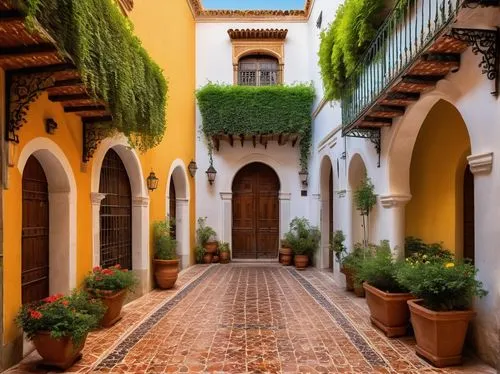 tlaquepaque,morroco,cortile,andalucia,spanish tile,riad,andalucian,marocco,granada,morocco,courtyards,alcazar of seville,patios,marrakesh,cordoba,seville,courtyard,andalusian,casbah,andaluza,Art,Classical Oil Painting,Classical Oil Painting 44