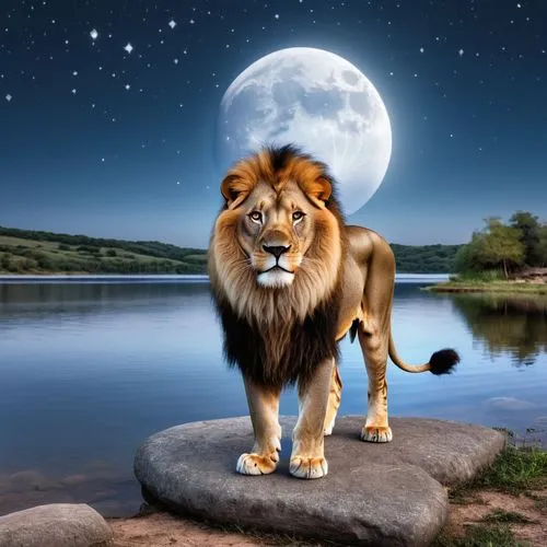 aslan,african lion,leonine,panthera leo,forest king lion,lion,Photography,General,Realistic