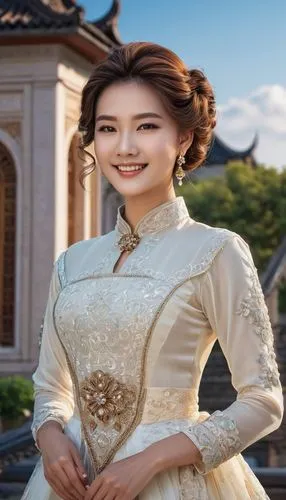 hanbok,noblewoman,ao dai,lakorn,cheongsam,bridewealth,huahong,miss vietnam,filipiniana,bridal dress,bridal gown,yangmei,yingjie,imperial period regarding,rattanakosin,feifei,a charming woman,jingqian,dianbai,lebua,Photography,General,Natural