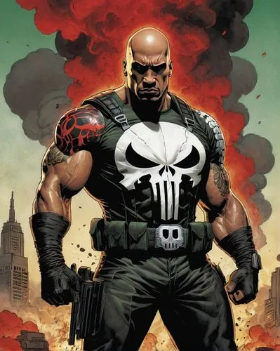 punisher,bachalo,crossbones,messalla,terrigen,zsasz,Illustration,American Style,American Style 03