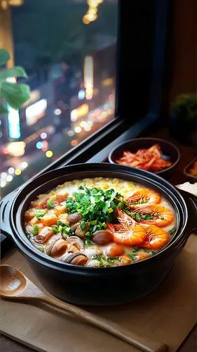 jjigae,laksa,tom yum kung,korean pancake,tongyang,vittata,frittata,donburi,huidong,korean cuisine,hotpot,sukiyaki,banh,korean side dish,spicy prawn soup,korean food,omlette,jiaozi,udon,okonomiyaki