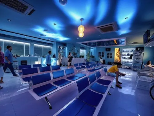 spaceship interior,blue room,hairdressing salon,fitness room,barber beauty shop,fitness center,ufo interior,salon,beauty salon,kidzania,beauty room,clubroom,lounges,peoplemover,fitness facility,innove