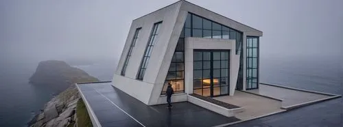 Modern architecture on rocky cliffs,south stack,neist point,house of the sea,cubic house,the observation deck,modern architecture,dunes house,moher,observation deck,cube house,sunken church,point ligh