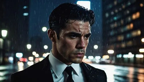 black businessman,man with umbrella,businessman,black city,dark suit,suit actor,city ​​portrait,a black man on a suit,white-collar worker,heavy rain,in the rain,detective,dollar rain,business man,walking in the rain,ceo,silver rain,digital compositing,man portraits,film actor,Art,Artistic Painting,Artistic Painting 25