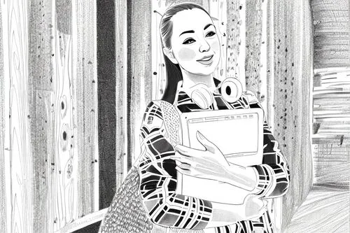 a femal,girl in the kitchen,woman at cafe,waitress,milkmaid,salesgirl,kitchen work,fashion illustration,bakery,geisha girl,comic halftone woman,housewife,in xinjiang,illustrator,folk costume,coffee te