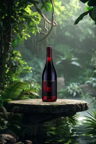 бутылка красного вина,isolated bottle,wild wine,wine bottle,redwine,red wine,a bottle of wine,forest background,bottle of wine,3d render,drift bottle,forest dark,bottle fiery,moutai,penfolds,the bottl