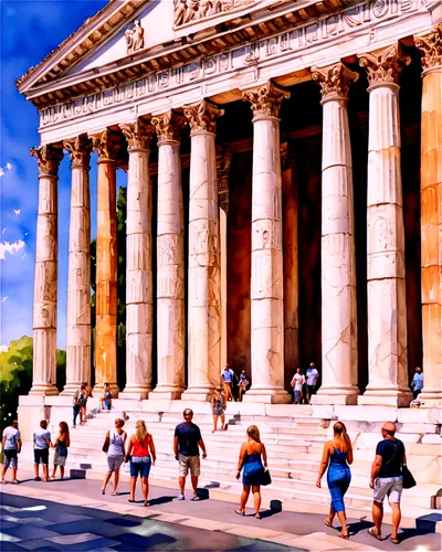 school of athens,parthenon,the parthenon,palais de chaillot,ancient greek temple,pantheon,nimes,doric columns,classical architecture,greek temple,ancient roman architecture,national archives,athens,uscapitol,neoclassical,acropolis,jefferson monument,arc de triomphe,saint george's hall,columns,Illustration,Paper based,Paper Based 24