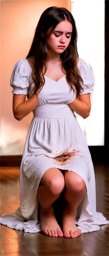 the girl in nightie,nightdress,torn dress,jenelle,miscarries,scared woman,llorona,nightgown,anfisa,transparent image,puja,composited,mediumship,girl with cereal bowl,mirifica,ouija board,cassandra,menstruate,bellisario,hila,Conceptual Art,Daily,Daily 31