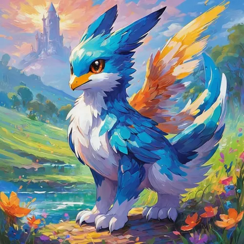 Imagine a mystical fakemon for a magical fantasy world.,griffon bruxellois,gryphon,ori-pei,perico,griffin,fantasia,navi,lures and buy new desktop,temperowanie,pokémon,wall,lazio,blue bird,garuda,knuff