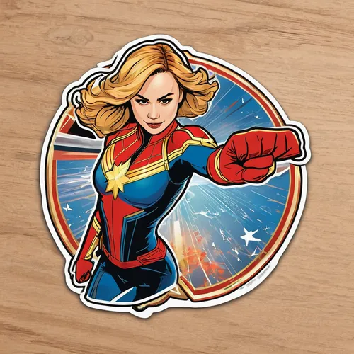 captain marvel,super heroine,power icon,clipart sticker,super woman,sticker,superhero background,vector graphic,stickers,sprint woman,a badge,vector illustration,nova,comic hero,phoenix,wanda,head woman,vector image,wonderwoman,superhero,Unique,Design,Sticker