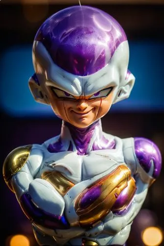 弗利萨，邪魅一笑，写实,3d figure,game figure,silver surfer,thanos,twitch icon,grape pergel,3d model,shallot,3d man,figurine,actionfigure,smurf figure,lensball,vegeta,wind-up toy,purple,purple skin,revoltech,purp