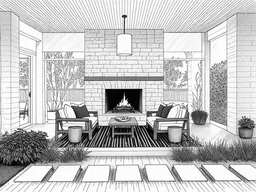 fireplace,sunroom,sketchup,fireplaces,fire place,house drawing,Design Sketch,Design Sketch,Detailed Outline