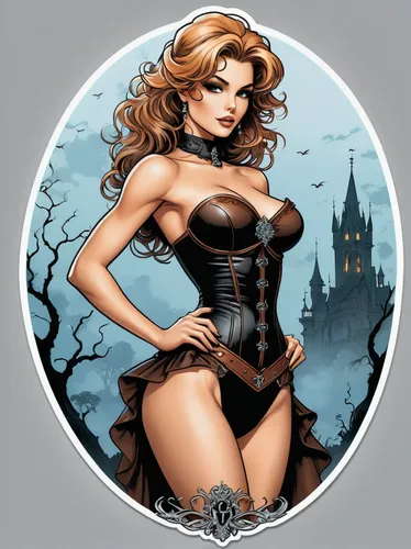 pin ups,fantasy woman,sorceress,halloween vector character,fairy tale icons,gothic woman,fairy tale character,halloween witch,halloween poster,pin up,pin up girl,horoscope libra,corset,black widow,pin-up girl,gothic style,valentine day's pin up,vampire woman,helloween,celebration of witches,Unique,Design,Logo Design