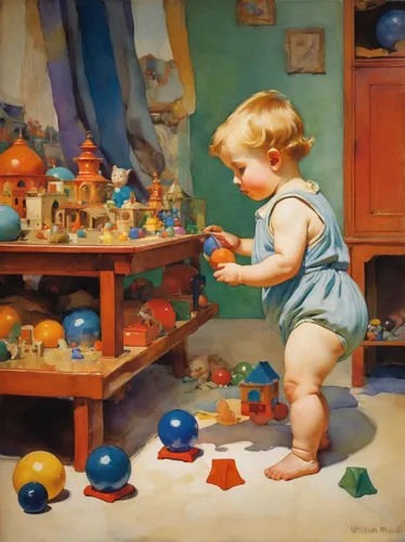 baby playing with toys,child playing,vintage toys,baby toys,painting eggs,wooden toys,children's toys,children toys,children's room,playing room,vintage children,the little girl's room,girl with cereal bowl,child's toy,painter doll,children play,painting technique,miniature figures,children's background,children's interior,Illustration,Paper based,Paper Based 23