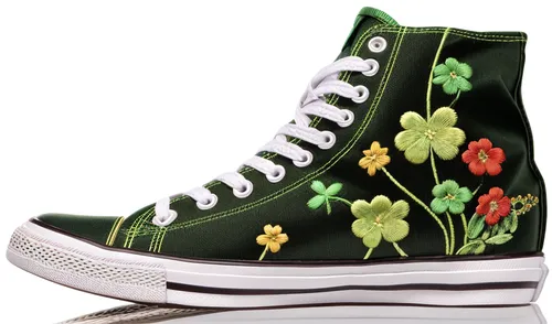 leprechaun shoes,garden shoe,green sail black,shamrocks,clovers,converse,saint patrick's day,shamrock,teenager shoes,hare's-foot-clover,hare's-foot- clover,saint patrick,st patrick's day icons,st patr