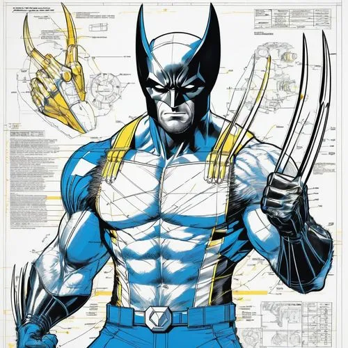 wolverine,adamantium,liefeld,penciler,omac,penciller,steranko,hawkman,gruenwald,deathstrike,stolman,eradicator,dematteis,jackman,defalco,macniven,namor,simonson,mcniven,kubert,Unique,Design,Blueprint