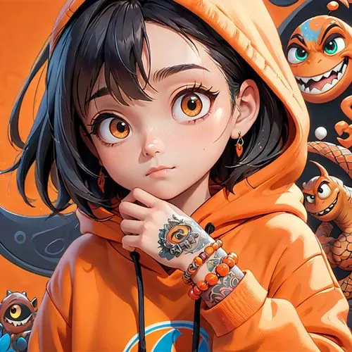 orange eyes,hinata,orange,nemo,alibaba,clementine,anime japanese clothing,halloween wallpaper,orange color,illustrator,halloween background,laika,vector girl,oranges,tangerine,naruto,nico,nori,chainlink,kids illustration,Anime,Anime,General